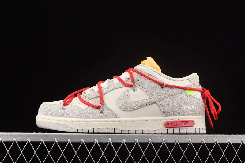 All Categories Nk SB Dunk Series Nk SB Dunk Low Low-top Sneakers #ZG Version OF x Nk Dunk Low OW Suede SB Smashing Backboard Fashion Casual Sneakers DJ0950-103